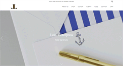 Desktop Screenshot of lousletterpress.com